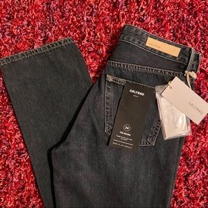 GRLFRND Helena Straight Leg Black Jeans Size 24 FREE SHIPPING